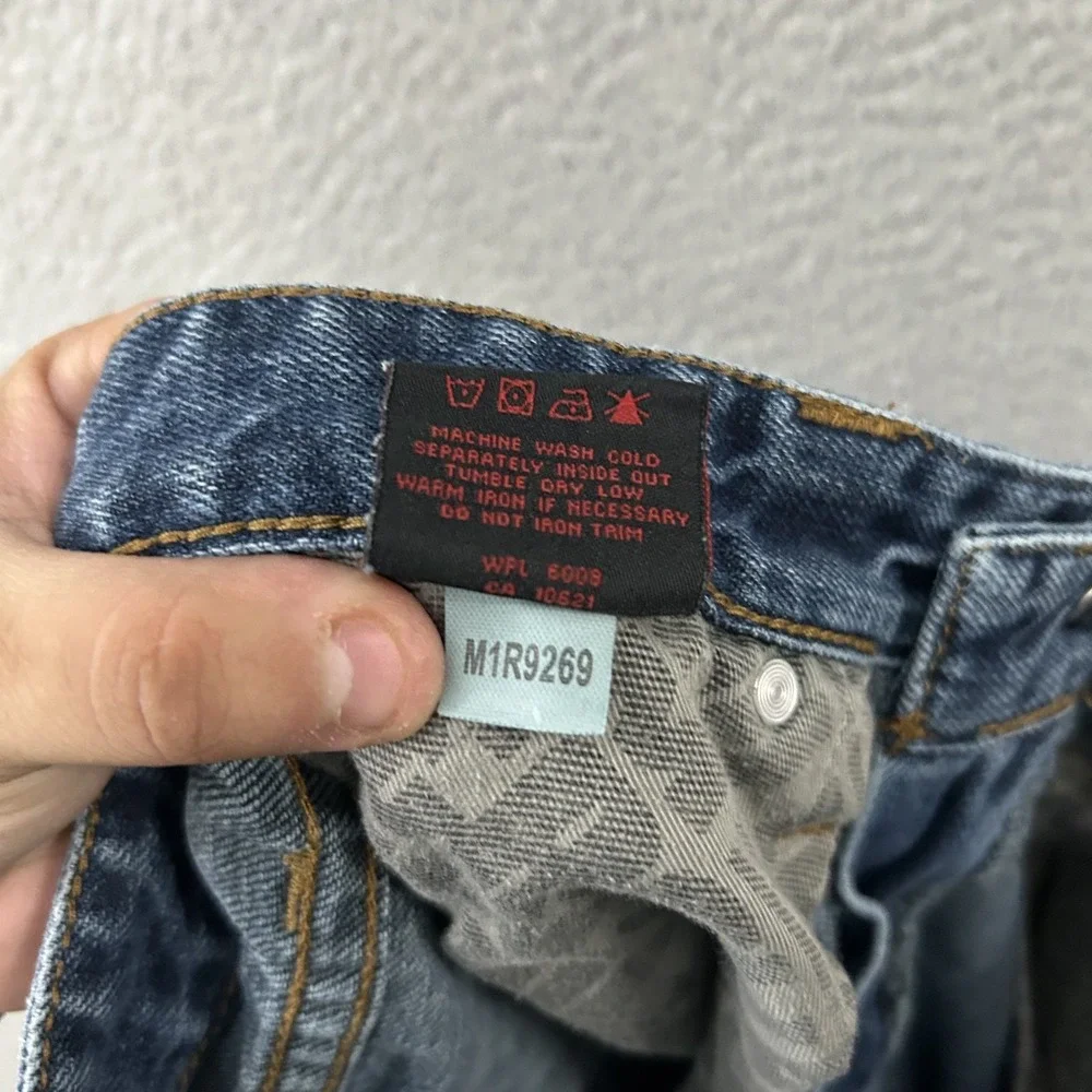 Rock & Roll Jeans Men 31x32 Blue Denim Revolver Slim Straight Medium Wash Cowboy